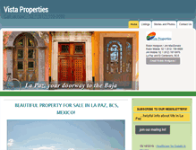 Tablet Screenshot of lapaz-centenariohomes.com